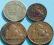 Holandia i Belgia 5 centymów,  2 x 2 centy, 1 cent