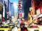 Nowy Jork Times Square Noc i Dzień plakat 91,5x61