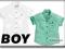 NEXT LATO KOSZULA CASUAL WHITE/GREEN 3-6 M