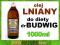 OLEJ LNIANY ZIMNOTŁOCZONY DIETA BUDWIG 1000ml /1L