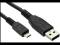 AH2 NOWY CZARNY KABEL USB AM-micro USB MIKRO 0.25M