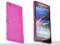 Różowe etui Gel Sony Xperia Z1 + folia