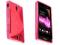Różowe etui S-Line Gel Sony Xperia Sola + folia