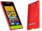 Gel etui czerwone HTC Windows Phone 8S + folia