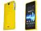Żółte etui Gel Sony Xperia V LT25i + folia wymiar