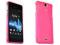 Etui gel Pink Sony Xperia V LT25i + folia wymiar