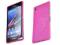 Etui Różowy Gel Sony Xperia Z1 + 2xfolia