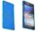 Jasno niebieskie etui Gel Sony Xperia Z1 + folia