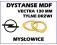 DYSTANSE GŁOŚNIKOWE MDF - OPEL VECTRA - TYŁ 13 CM