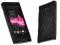 Rubber Case black etui Sony Xperia Sola MT27i +fol