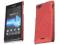 Czerwony RUBBER CASE Sony Xperia J St26i + folia