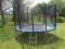 Trampolina ogrodowa z siatką drabinką 244 cm