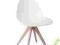 KRZESŁO POLIPROPYLENOWE RUSH TIMBER BIAŁE D2