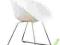 NOWOCZESNE KRZESŁO CUBE KOLOR BIAŁY FIRMY D2