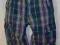 SCOTCH krótkie SPODENKI w kratkę Bojówki 140/146