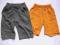 spodnie bermudy dwie pary H&amp;M 5-6 lat