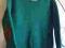 Sweterek Zara 128 cm zielony z łatami 7-8 lat