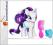Hasbro My Little Pony Rarity z Akcesoriami A2360 A