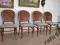 KOMPLET KRZESEŁ KRZESŁA W LUDWIKOWYM STYLU CZTERY