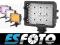 Lampa panel Led 48H +filtry do foto/video Łódź
