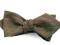 Muszka wiązana z lnu 100% brązowa
