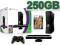 XBOX 360 250GB PAD KINECT PAKIET 20 GIER ADVENTURE