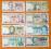 ZESTAW BANKNOTÓW - 8 SZTUK