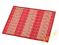 Podkładka bambusowa SILK czerwona