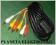 Kabel wtyk EURO SCART / 6x wt RCA cinch 1,5m(0475