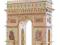 PUZZLE DREWNIANE 3D PRZESTRZENNE ŁUK TRIUMFALNY