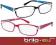 BRILO okulary korekcyjne PLUSY do czytania ATEST!