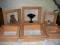 Dwa komplety półek, ramek. 6 sztuk.