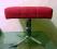 pufa puf siedzisko design lat 70 chrom