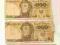 banknot 500 zł  4 sztuki 1982  FY GA GC x 2
