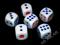 KOSTKI / KOŚCI DO GRY 15mm / 6szt=2,20 zł