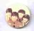 przypinka The Beatles muzyka odznaka PRL