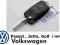 Kluczyk Volkswagen scyzoryk 2P Passat ,Golf