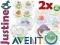 *Avent* __2x__Smoczki silikonowe symetryczne 6-18m