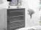 Komoda VERONA 4S popiel połysk