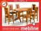 Stół 90x160 rozkładany i 6x krzeseł _M18 _MEBLINE
