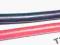 Przewody silikonowe 12AWG 3mm2 2x0,5m czarny/czerw