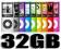NOWY 32GB ODTWARZACZ MP4 MP3 EBOOK 4TH 9kolorów FM