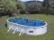 Basen 6,10 x 3,75 x h1,32m liner 0,40 + filtr 5m3