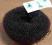 mały wypełniacz koczka fryzury  śr.ok 8cm czarny