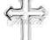 Srebrna zawieszka KRZYŻYK KRZYŻ