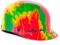 Kask snow/wake SANDBOX Classi Certified Rasta S/M