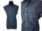 Jeansowa Męska Kamizelka Klatka 120 cm L K491