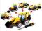 JCB AUTKO BUDOWLANE DO SKRECANIA 5 IN 1 69 PCS