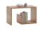 Stolik MIKE FMD, 36 x 59 x 38 cm, kolor - buk