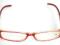 WYSOKIEJ JAKOŚCI OKULARY +2 CZERWONE PLASTIKOWE